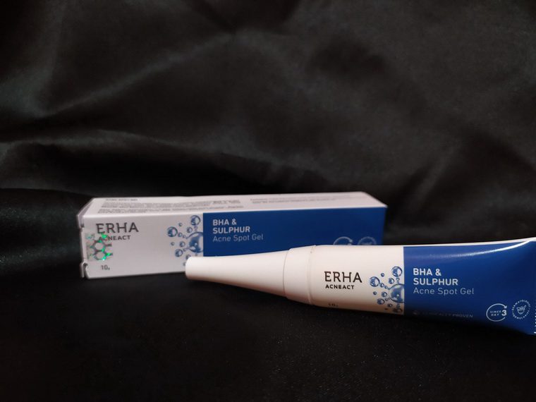 REVIEW ERHA ACNEACT BHA & SULPHUR ACNE SPOT GEL | Blogger Perempuan Network