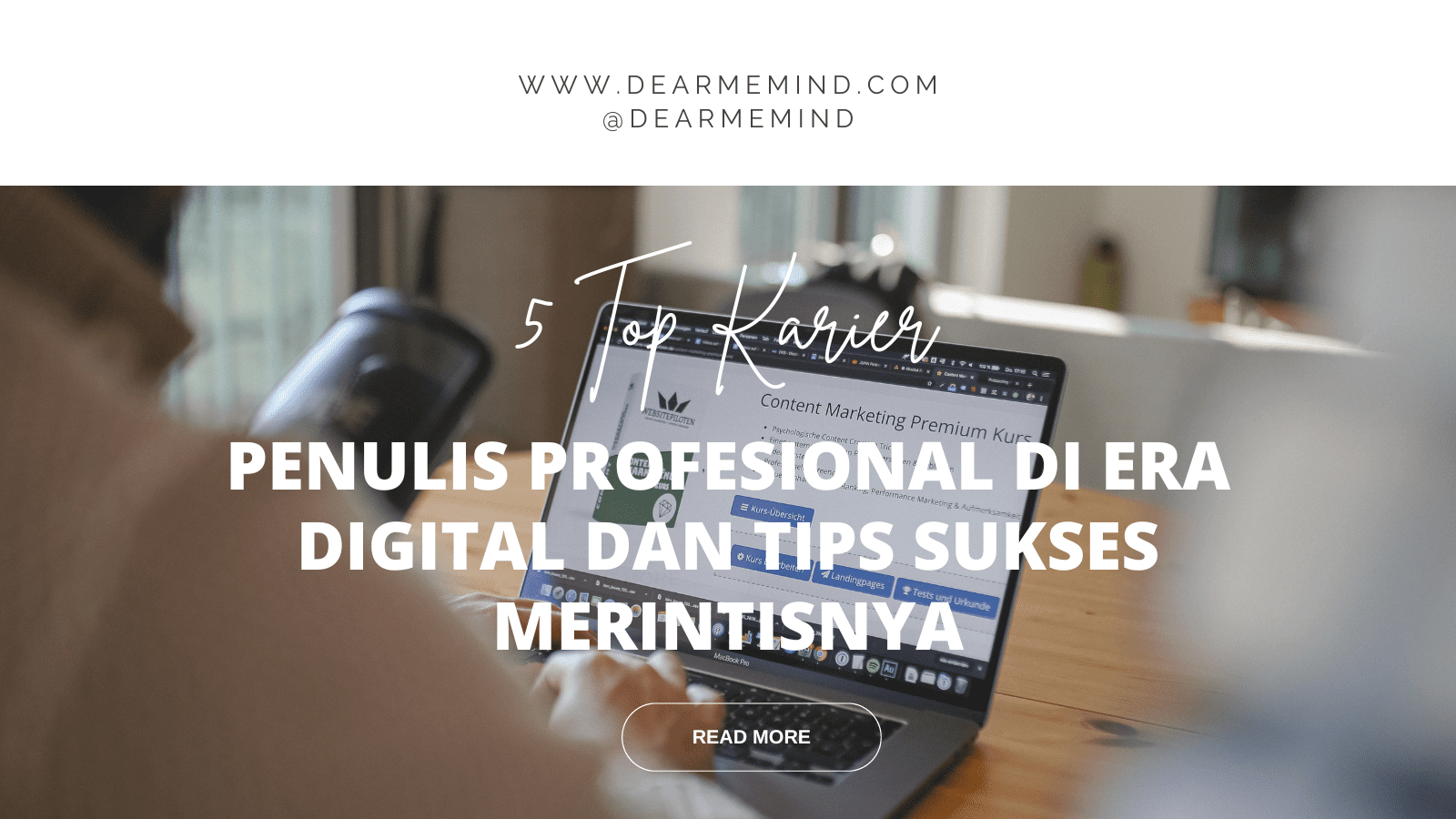 5 Top Karier Penulis Profesional Di Era Digital Dan Tips Sukses ...