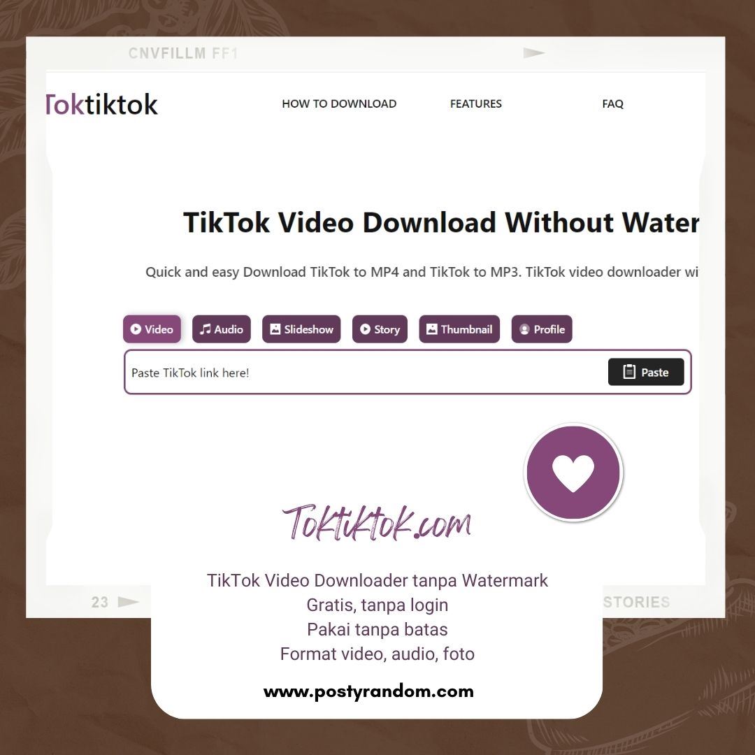 Toktiktok, Solusi Unduh File Tiktok Tanpa Watermark Dengan Jenis Audio ...